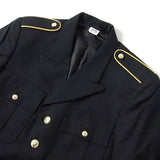アメリカ陸軍 U.S.ARMY ブラック ドレスジャケット 階級章付 USED