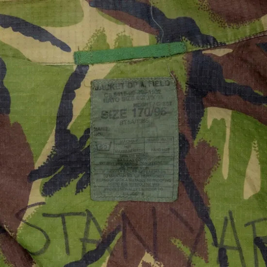 イギリス軍 DPM カモフラージュ 6ポケット コンバットスモックジャケット USED B34U