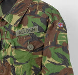 イギリス軍 DPM カモフラージュ ワッペン付 6ポケット コンバットスモックジャケット USED B34UW