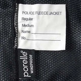 イギリス警察 POLICE ブラック フリースジャケット 新品 B48N=