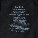 【訳あり】アメリカ軍 U.S.ARMY ブラック 後期型 APFU トレーニングTシャツ USED -