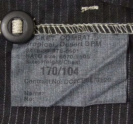 イギリス軍 DPM デザートカモ ブラック後染め ワッペン付 ファティーグシャツ USED =