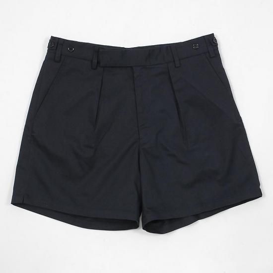 イギリス軍 Tri-Service ネイビー ベルトループ付 PTI ショートパンツ 新品 210NB-