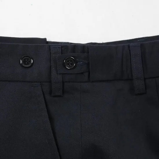 イギリス軍 Tri-Service ネイビー ベルトループ付 PTI ショートパンツ 新品 210NB-