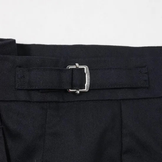 イギリス軍 Tri-Service ネイビー ベルトループ付 PTI ショートパンツ 新品 210NB-