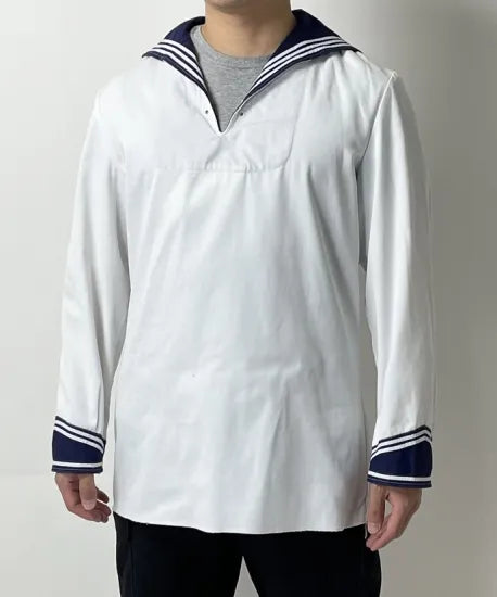 ⊞ドイツ軍*海軍*水兵/セーラースカーフ(実物) ドイツ海軍 NAVY ホワイト セーラー USED G30U= – L.A.BOY