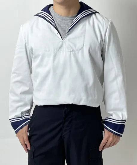 ドイツ海軍 NAVY ホワイト セーラー USED G30U=