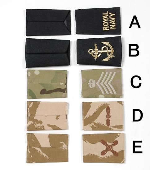 イギリス、ロイヤル、ショルダーランク、ペア（新品）ＳＨＲＡＮＫ−ＵＫ