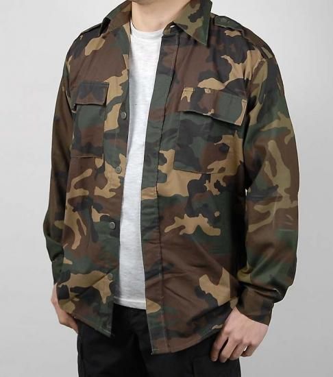 クロアチア軍 カモフラージュ フィールドシャツ 新品 -