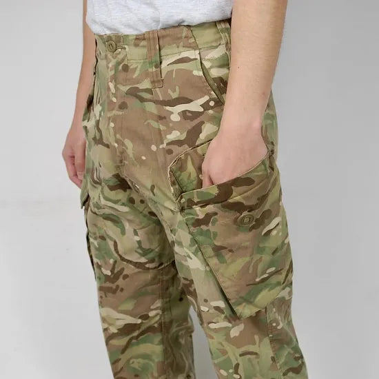 イギリス軍 MTP テンパレイト スラントポケット コンバットパンツ USED =