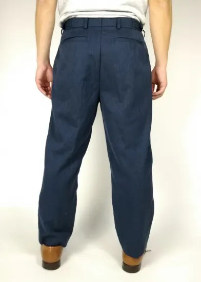 【訳あり】イギリス空軍 RAF ブルーグレー No.2 ドレスパンツ USED =