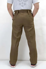 イギリス陸軍 ARMY ブラウン No.2 バラック ドレスパンツ USED =