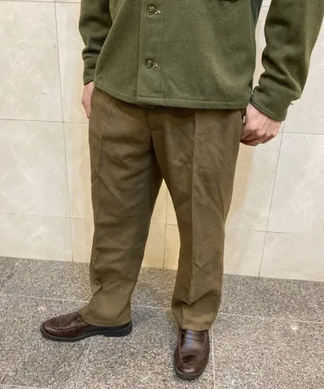 イギリス陸軍 ARMY ブラウン No.2 バラック ドレスパンツ USED =