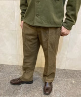 イギリス陸軍 ARMY ブラウン No.2 バラック ドレスパンツ USED =