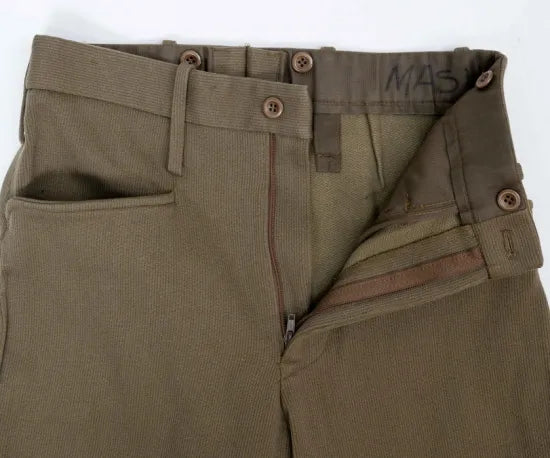 【ビッグ＆スモール特価】イギリス軍 ブラウン ライディングパンツ USED