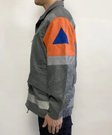 チェコ軍 民間防衛 グレー&オレンジショルダー フィールドジャケット USED