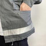 チェコ軍 民間防衛 グレー&オレンジショルダー フィールドジャケット USED