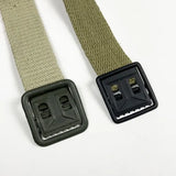 フランス軍 カーキ オープンバックル キャンバスベルト 新品 40N-