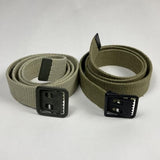 フランス軍 カーキ オープンバックル キャンバスベルト（USED）40U