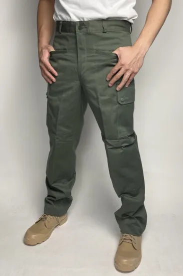 スモール特価、フランス空軍 エアフォース OD アビエイターパンツ 新品 =