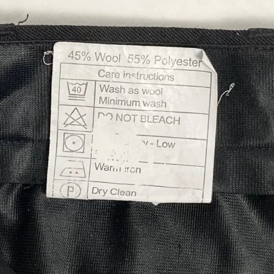 【スモール＆ビッグ特価】イギリス海軍 ROYAL NAVY ブラック No.3 ドレスパンツ USED 206BU-SB=