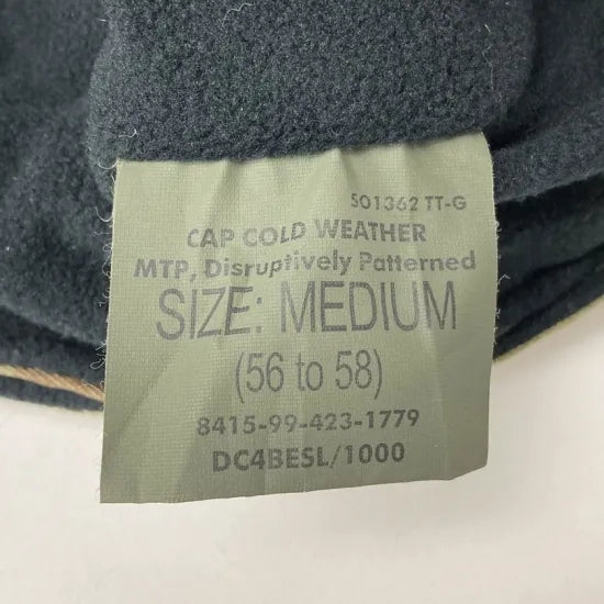 イギリス軍 MTP MVP ウィンターキャップ 新品 M62N-