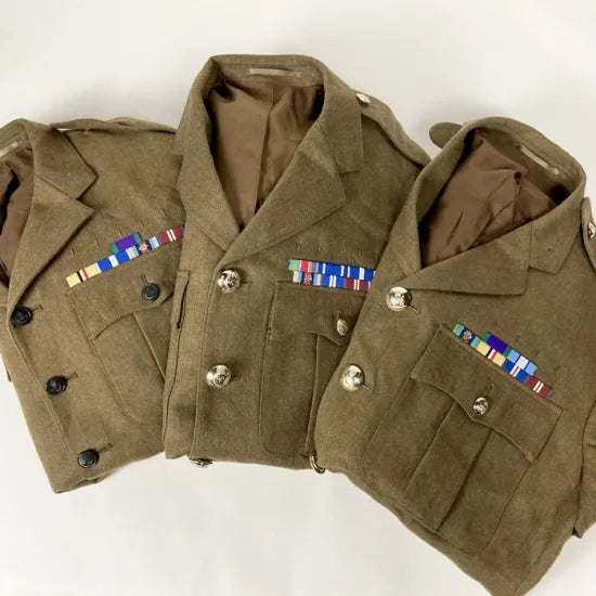 イギリス陸軍 ARMY ブラウン No.2 オフィサージャケット 階級章付 新品
