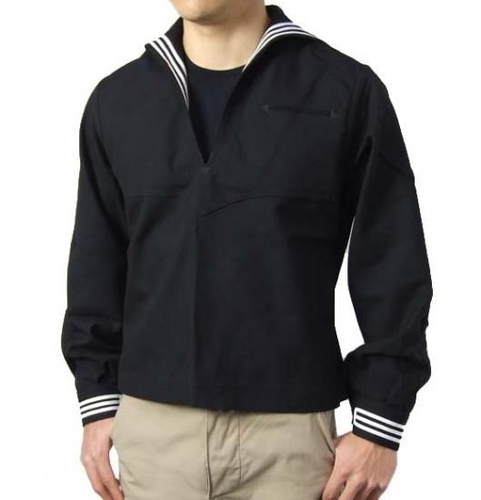 アメリカ海軍 U.S.NAVY ブラック セーラー 新品 A46N=