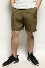 イギリス陸軍 ARMY ブラウン No.2 バラック ショートパンツ USED =
