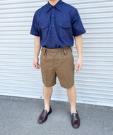 イギリス陸軍 ARMY ブラウン No.2 バラック ショートパンツ USED =