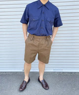 イギリス陸軍 ARMY ブラウン No.2 バラック ショートパンツ USED =