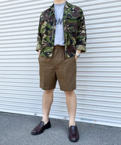 イギリス陸軍 ARMY ブラウン No.2 バラック ショートパンツ USED =