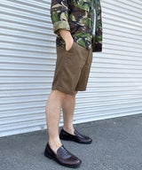 イギリス陸軍 ARMY ブラウン No.2 バラック ショートパンツ USED =