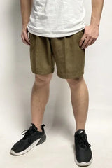 イギリス陸軍 ARMY ブラウン No.2 バラック ショートパンツ USED =
