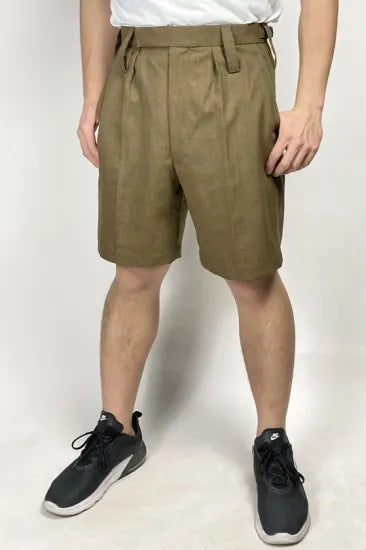 イギリス陸軍 ARMY ブラウン No.2 バラック ショートパンツ USED =