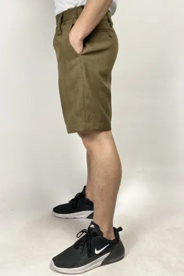 イギリス陸軍 ARMY ブラウン No.2 バラック ショートパンツ USED =
