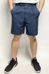 イギリス空軍 RAF ブルーグレー No.2 ショートパンツ USED =
