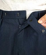 イギリス空軍 RAF ブルーグレー No.2 ショートパンツ USED =