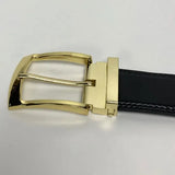 オランダ軍 ブラック 35mm レザーベルト 新品 98N=
