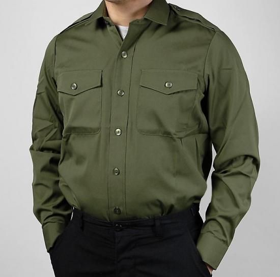 イギリス軍 OD フィールドシャツ 新品 B21N-