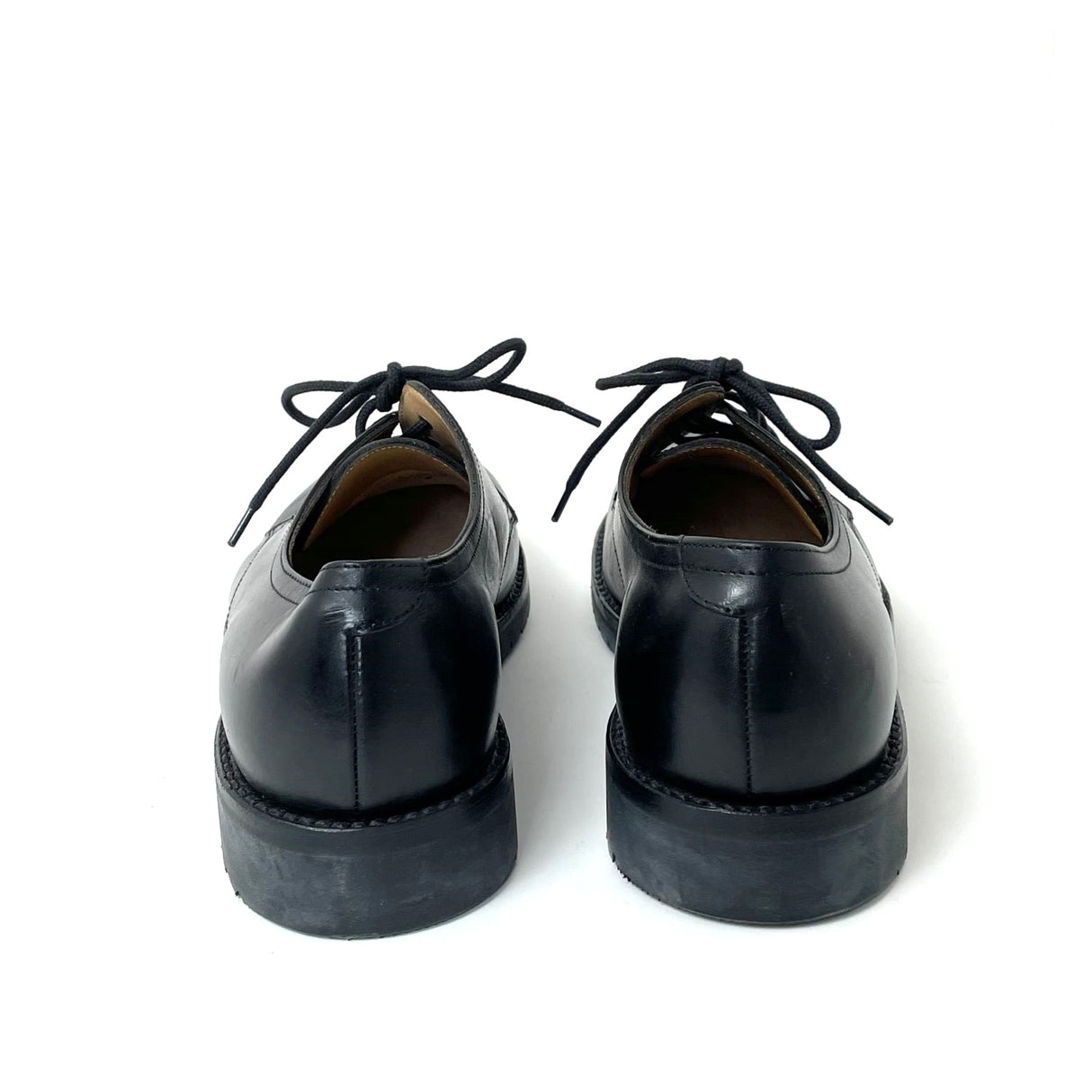 オランダ軍 VAN LIER ブラック レザー オフィサーシューズ ニアニュー 158N2