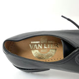 オランダ軍 VAN LIER ブラック レザー オフィサーシューズ 新品 158N
