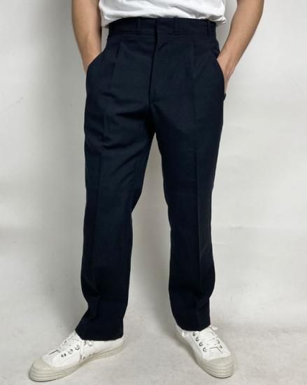 ドイツ軍 ブラック ストレートパンツ 新品　319N=