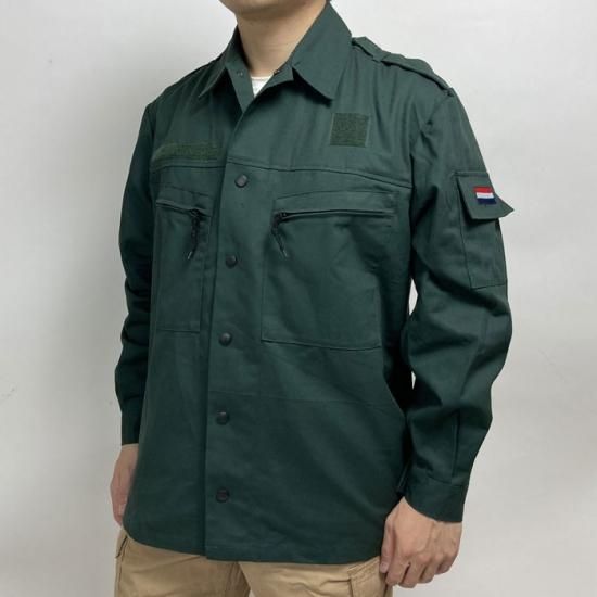 オランダ軍 グリーン ワッペン付 フィールドジャケット 新品 D31N=