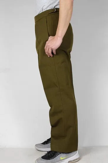 イギリス陸軍 ARMY OD No.2 ドレスパンツ USED =