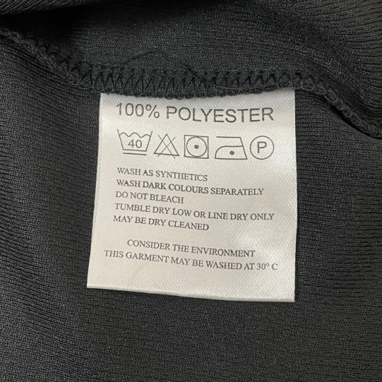 イギリス警察 POLICE ブラック 長袖ハーフZIPシャツ 新品 -
