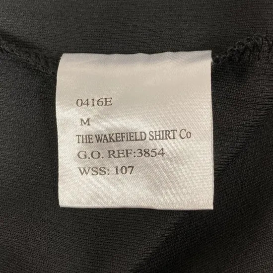 イギリス警察 POLICE ブラック 長袖ハーフZIPシャツ 新品 -