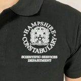 イギリス警察 POLICE ハンプシャー ブラック 半袖&長袖ポロシャツ 新品 B86N=