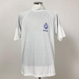 イギリス・ハートフォードシャー州警察 POLICE ホワイト ドライTシャツ USED T79U-WH-