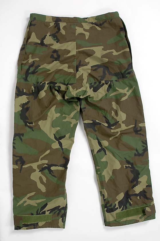 アメリカ軍 ウッドランドカモ GORE-TEX/ゴアテックス ECWCS Gen1 オーバーパンツ 上質USED 160N3=